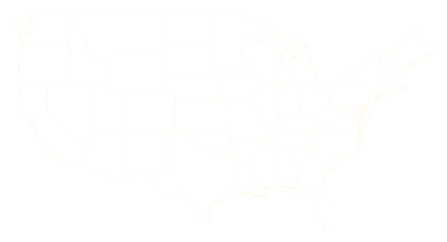 Map of the United States showing Mom+Pop MRKTNG cities
